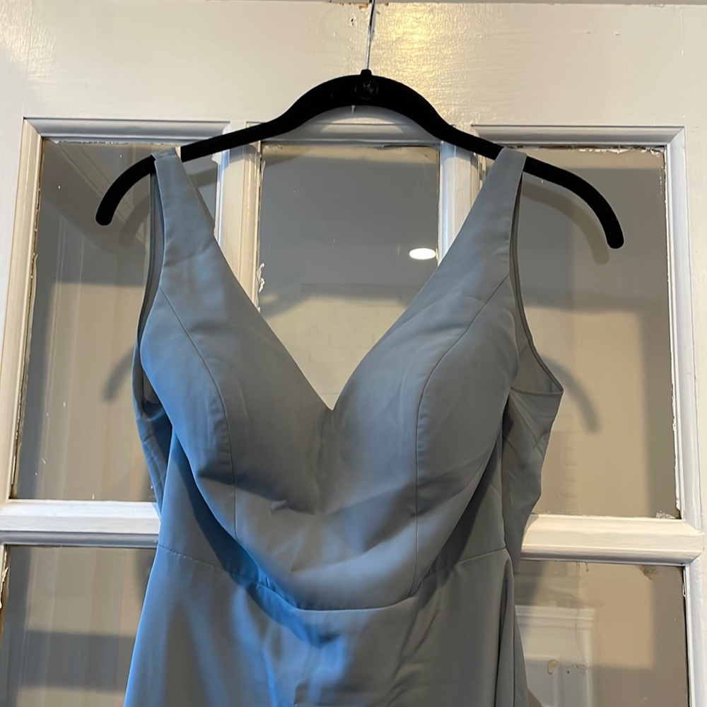 Jenny Yoo Delaney in Mayan Blue | Crepe de Chine